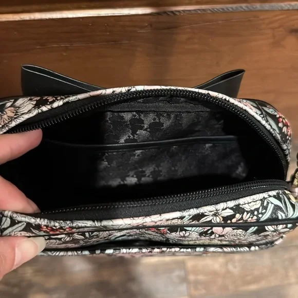 Karl Lagerfeld floral bow crossbody bag purse - Picture 7 of 8